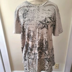 HELIX v-neck t-shirt